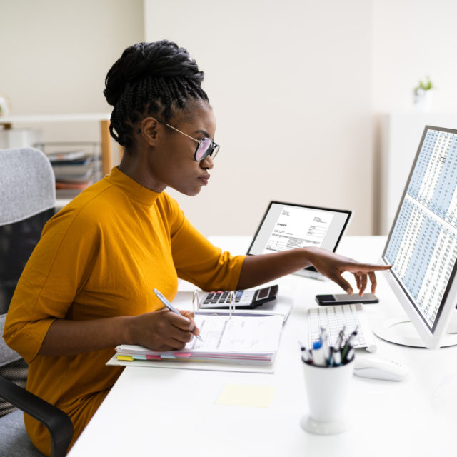 African Professional Chartered Accountant Woman